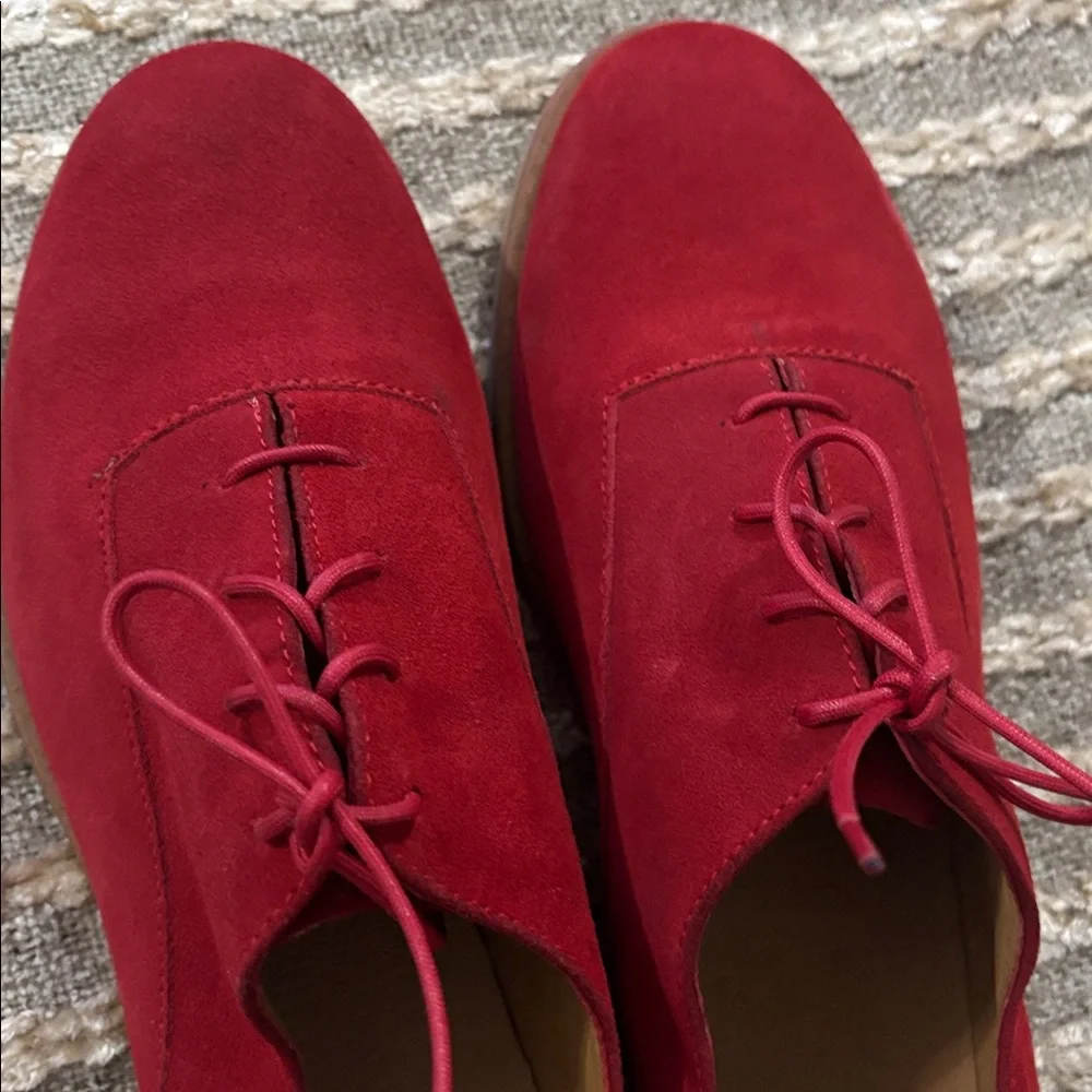 J.D. Fisk Lace Up Brogues Round Toe Casual Suede Men’s Lace Shoes Sz‎ 9.5